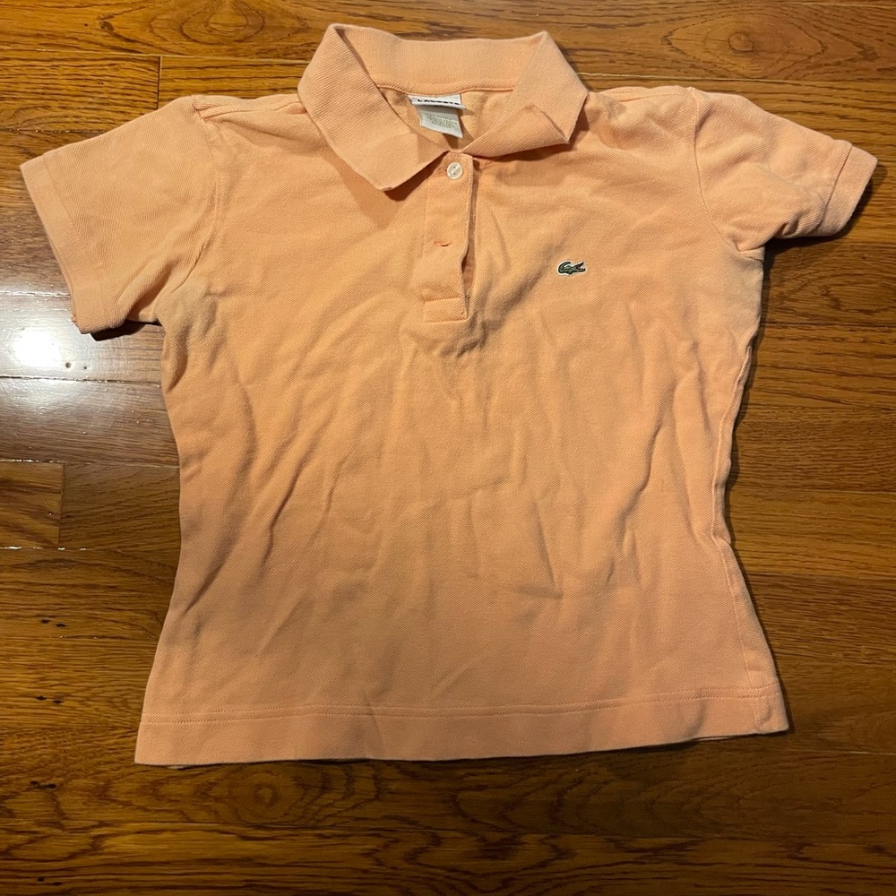 Women’s size 6 Lacoste bottom top orange/tangerine/peach